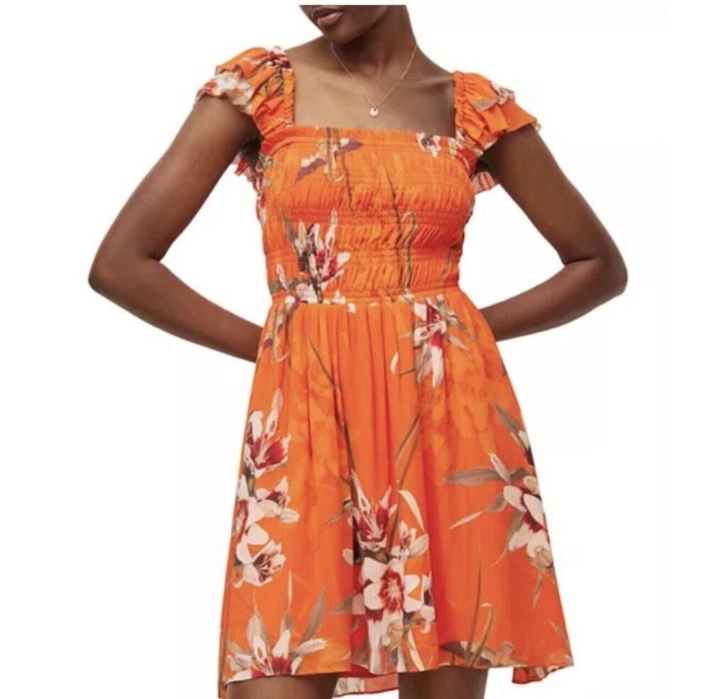 All Saints Orange Malika Dorada Dress
$278